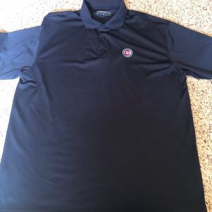 Nike golf polo navy blue Chicago Cubs baseball XL Dri-Fit like new